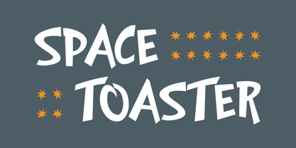 Space Toaster Font Poster 1
