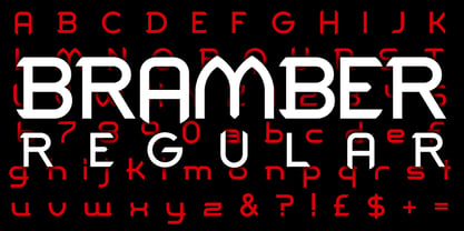 Bramber Font Poster 2