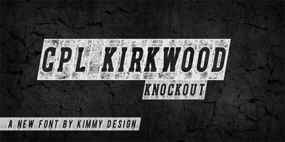 CPL Kirkwood Font Poster 6