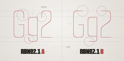 RBNo2.1 Font Poster 4