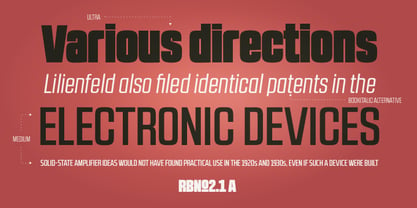 RBNo2.1 Font Poster 9