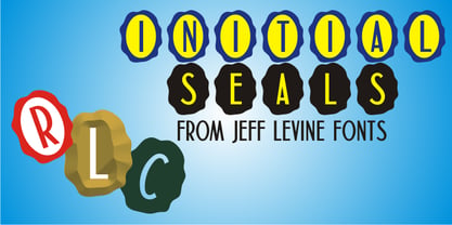 Initial Seals JNL Font Poster 1