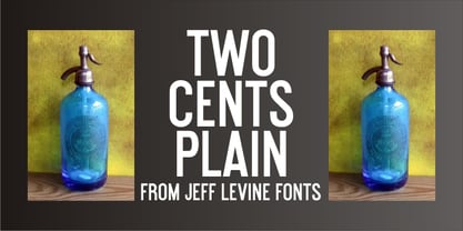 Two Cents Plain JNL Font Poster 1