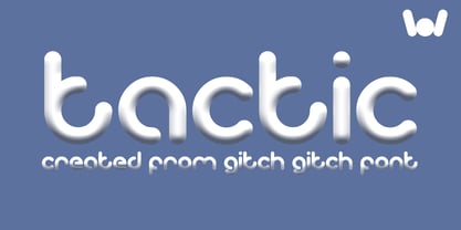 Gitchgitch Font Poster 1