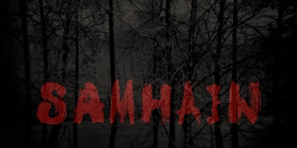 Samhain Font Poster 1