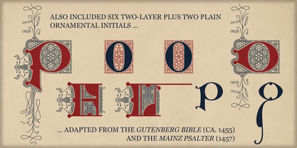 Initials Gothic C Font Poster 4