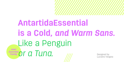 AntartidaEssential Font Poster 1