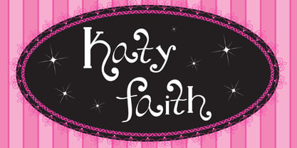 Katyfaith Font Poster 2