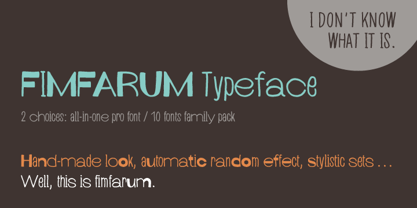 Fimfarum Font Poster 1