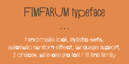 Fimfarum Font Poster 3