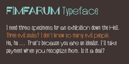 Fimfarum Font Poster 5