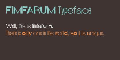 Fimfarum Font Poster 7