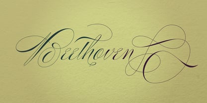 Poem Script Pro Font Poster 50