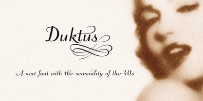 Duktus Font Poster 1