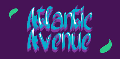 Atlantic Avenue Font Poster 1