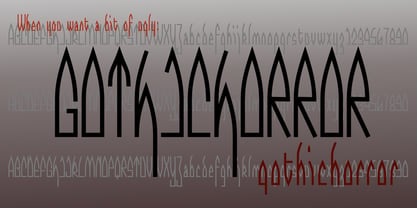 GothicHorror Font Poster 6