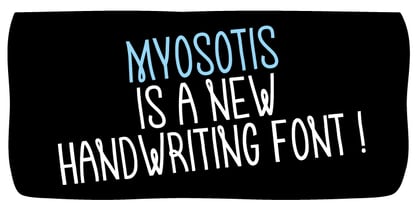 Myosotis Regular Font Poster 5