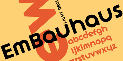 EmBauhaus Font Poster 1