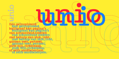 Unio Font Poster 8