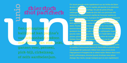 Unio Font Poster 9