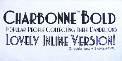 Charbonne Font Poster 1