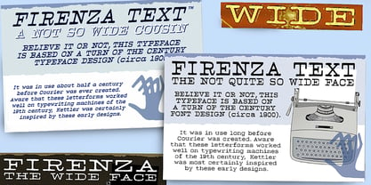 Firenza Text Font Poster 1