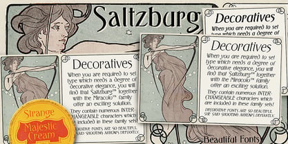 Saltzburg Font Poster 1