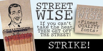 Streetwise Font Poster 1