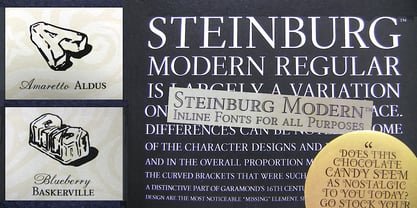 Steinburg Modern Font Poster 8