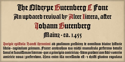 Gutenberg C Fuente Póster 2