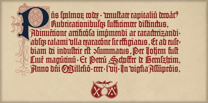 Psalterium Font Poster 7