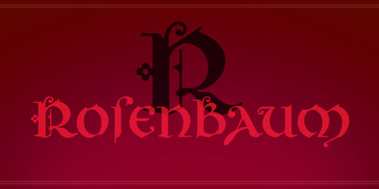 Rosenbaum Font Poster 1
