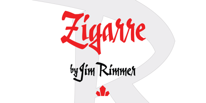 Zigarre Font Poster 1
