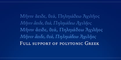 Andron 1 Greek Corpus Font Poster 5
