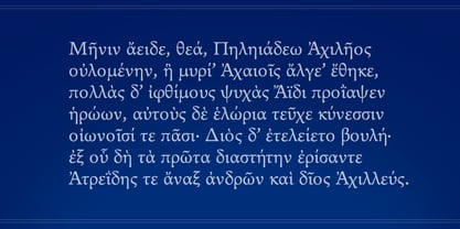 Andron 1 Greek Corpus Font Poster 2