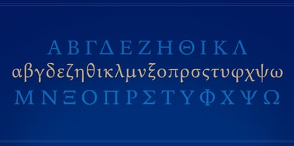 Andron 1 Greek Corpus Font Poster 4