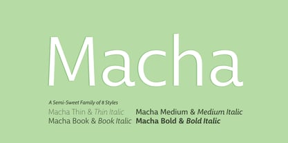 Macha Font Poster 1