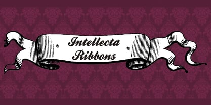Intellecta Ribbons Font Poster 1