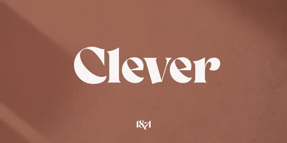Clever Font Poster 1