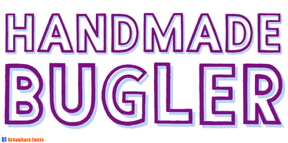 Handmade Bugler Font Poster 4
