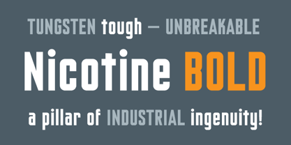 Nicotine Font Poster 4