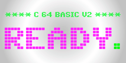 C64 Font Poster 3