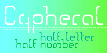 Cypheral Font Poster 1