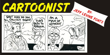 Cartoonist JNL Fuente Póster 1