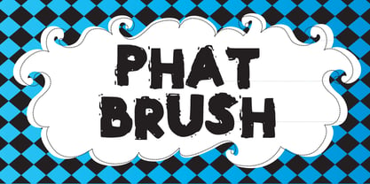 Phat Brush Fuente Póster 3