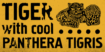 Mr Tiger Font Poster 3