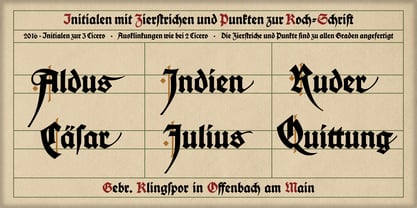 Deutsche Schrift Font Poster 4
