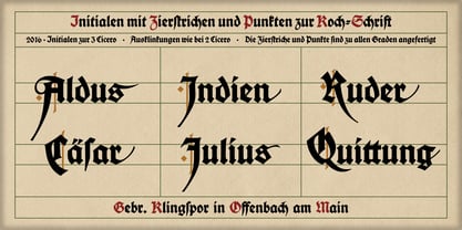 Deutsche Schrift Fuente Póster 4