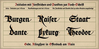 Deutsche Schrift Font Poster 5