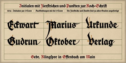 Deutsche Schrift Font Poster 6